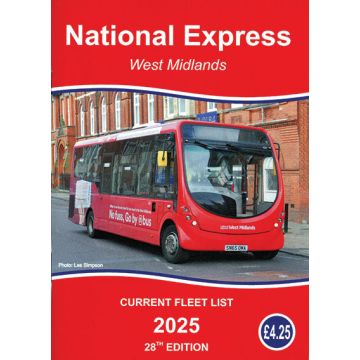 National Express West Midlands Fleet List 28th Ed - 2025